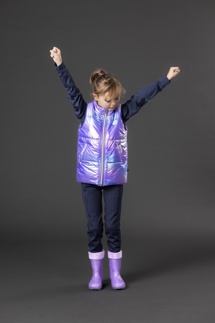 Equipage Kids Glitter Gummistøvler med foer.