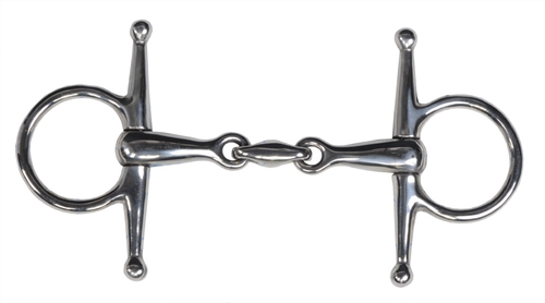 Royal Steel  Cheek bid 14 mm. 3-delt med dråbe. Massivt rustfrit stål.