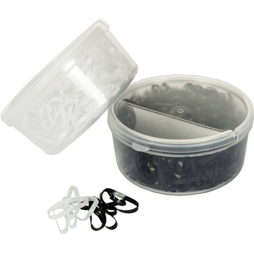 HKM Silicone elastikker i bøtte